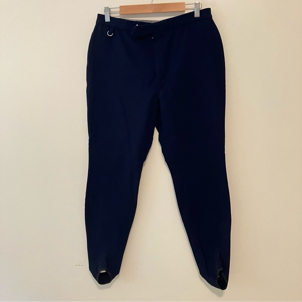 VTG Edelweiss Women’s Outerwear Stirrup Ski Pants Navy Size 14/16 Apres Ski